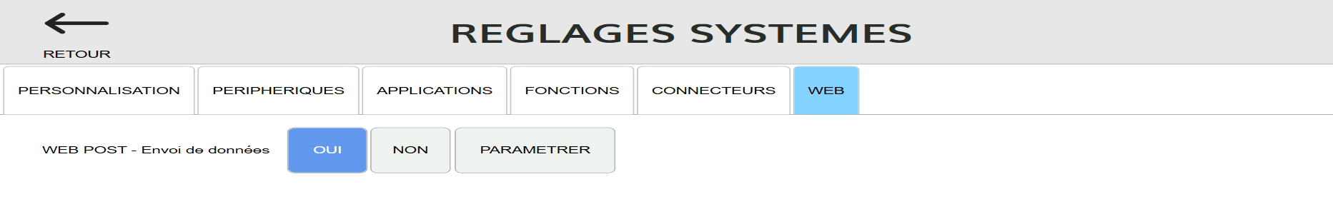 Envoyer les commandes - WEB POST - Envoi de données