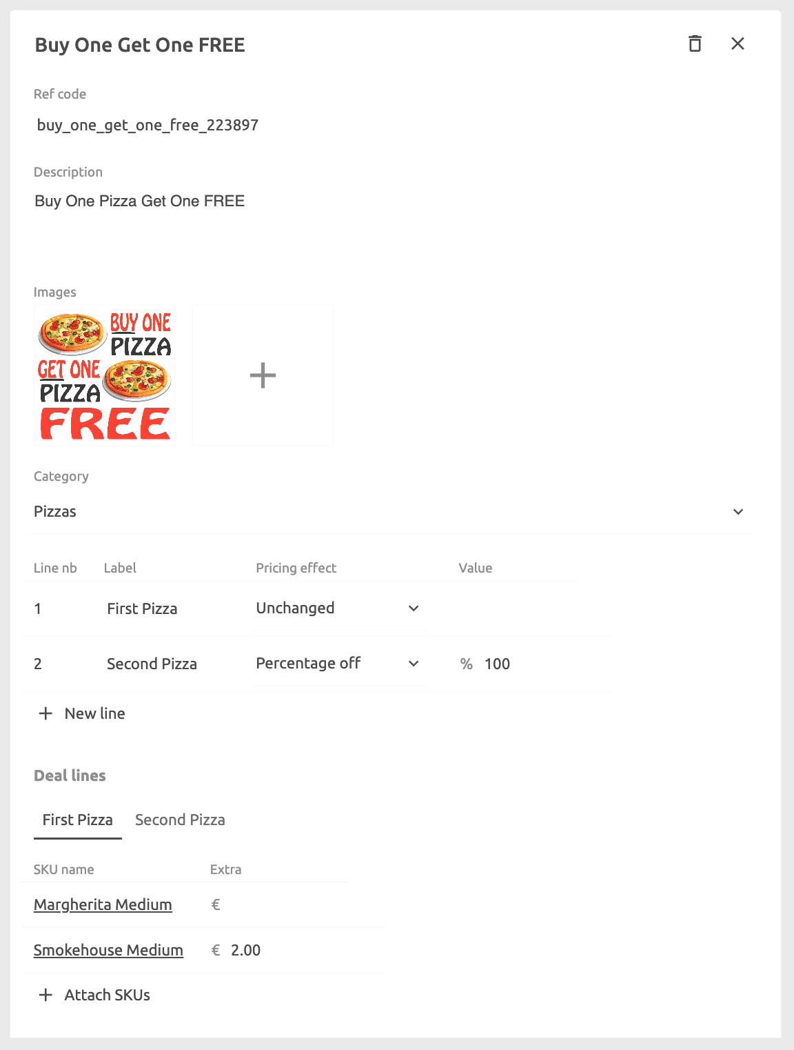 Catalog Manager Deal Details