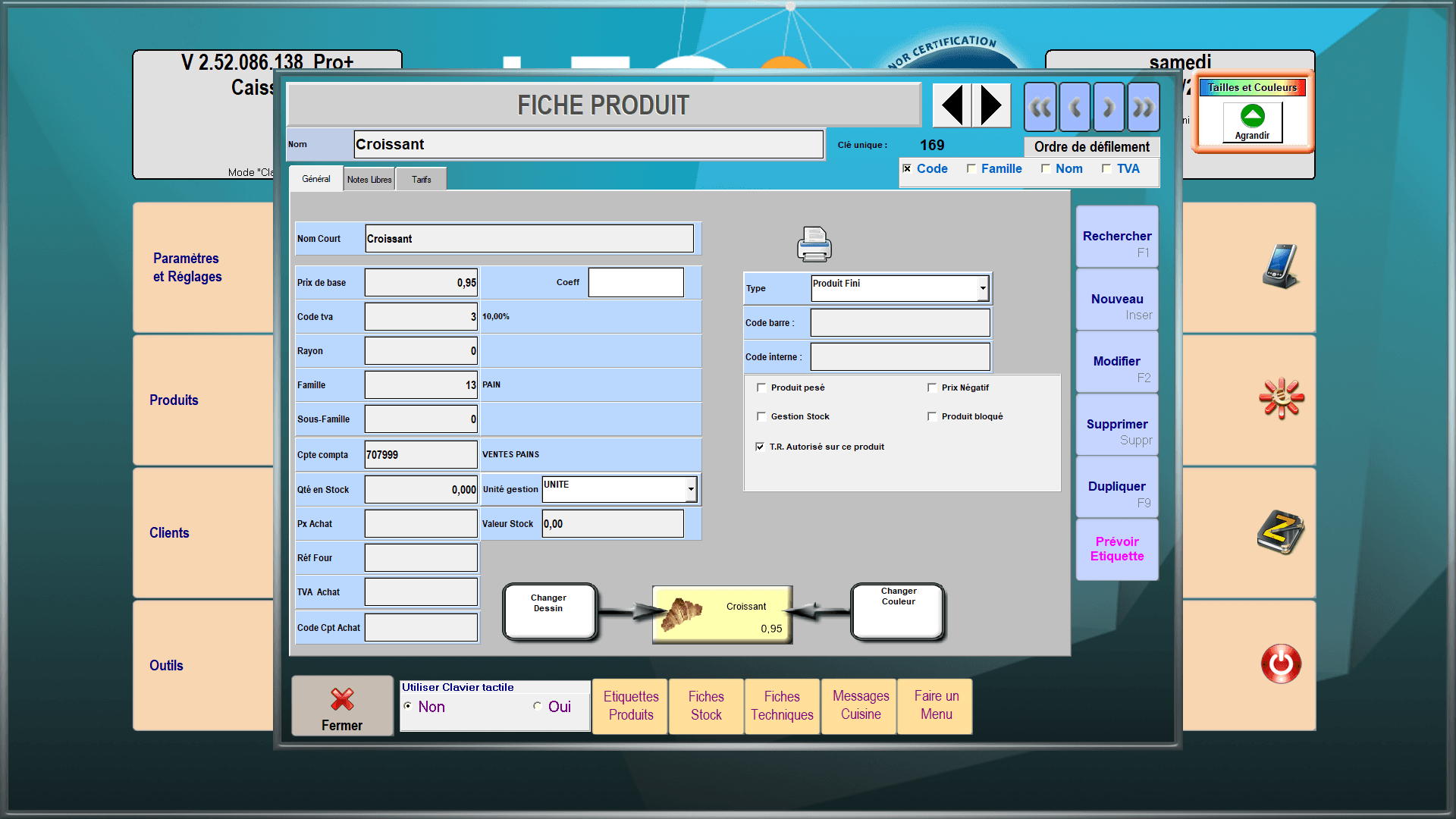 Associer les codes ref - Détails d'un produit