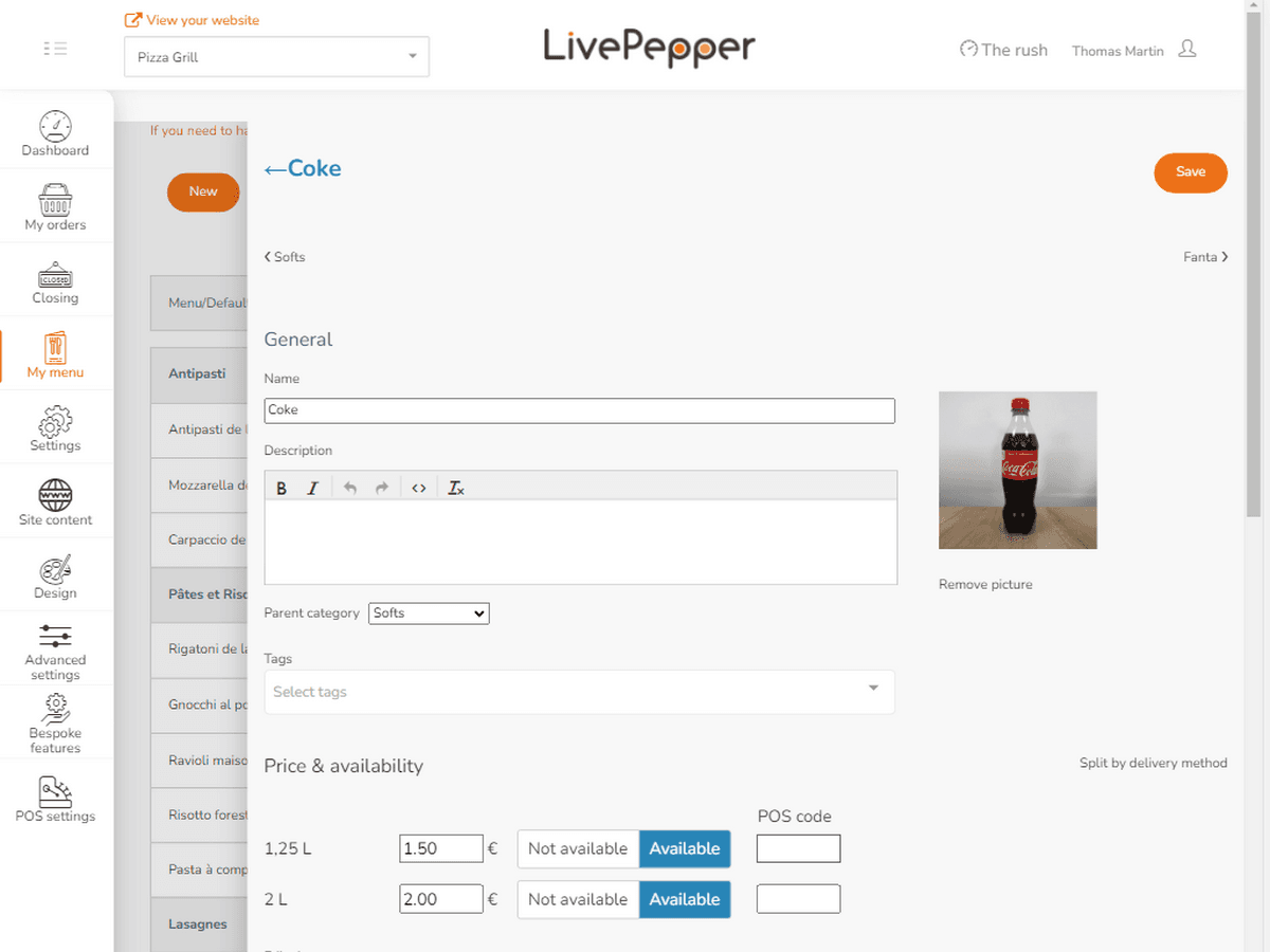 Mapping ref codes for skus