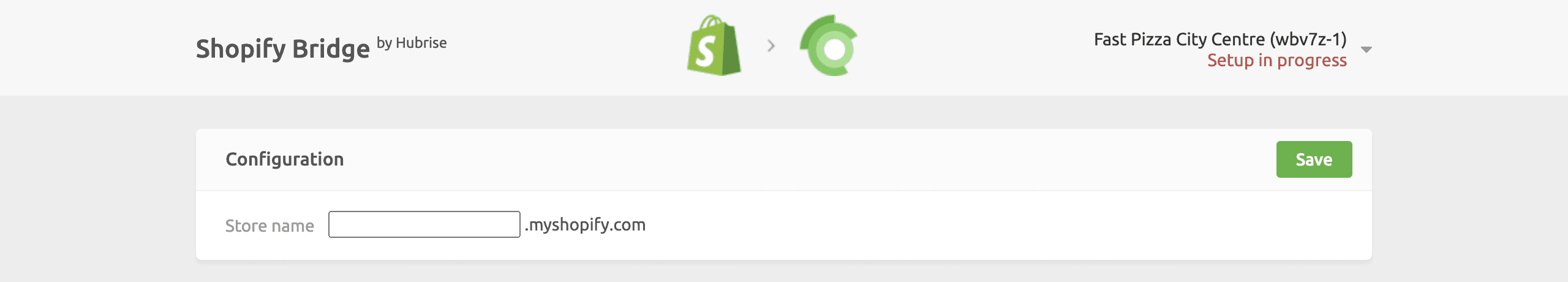 Shopify Restaurant ID