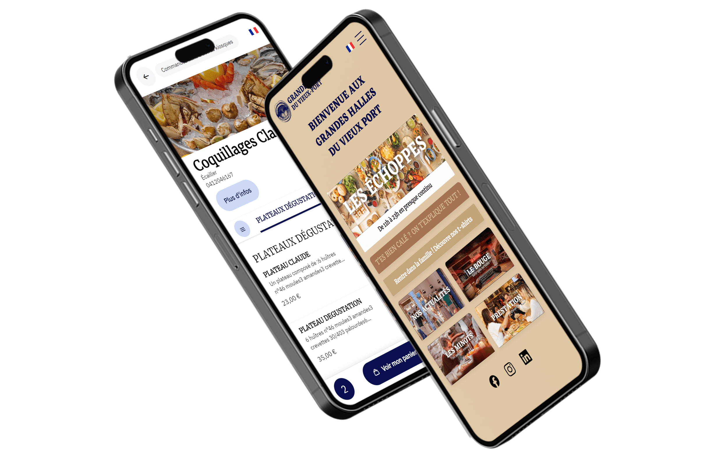 DOOD's app for Les Grandes Halles du Vieux Port