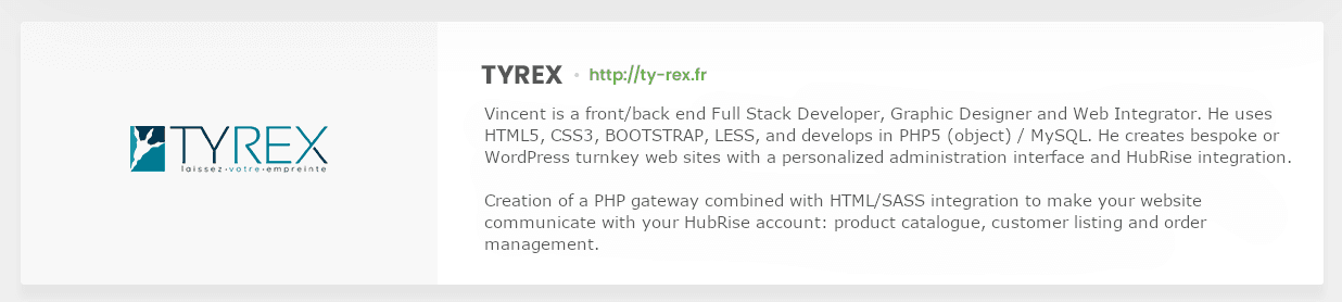 Partner description example