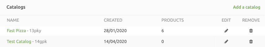 HubRise Edit Catalog